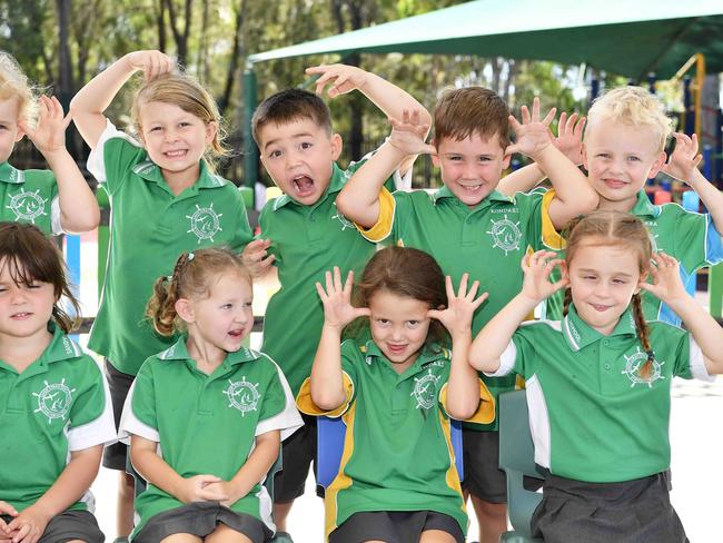 Sandy Strait State School Prep 1B. Picture: Patrick Woods.