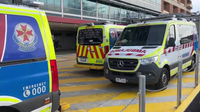 Ambulance ramping at Geelong hospital