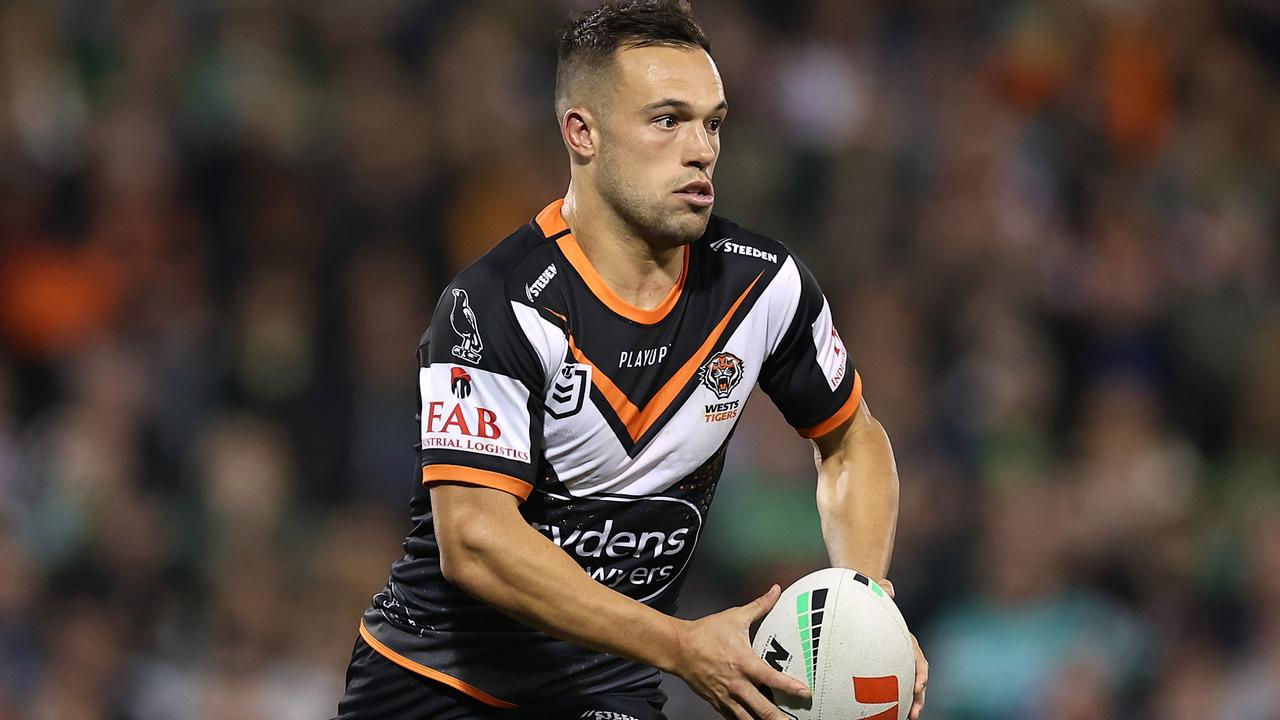 Luke Brooks in action for the Wests Tigers. Picture: Getty Images