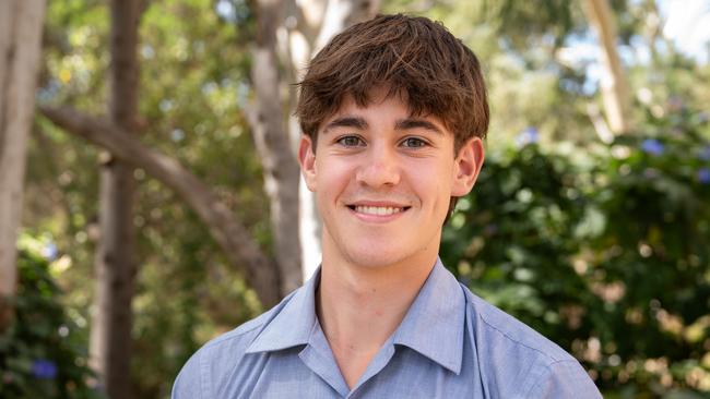 Saint Ignatius’ College rower James Evans. Picture: Supplied