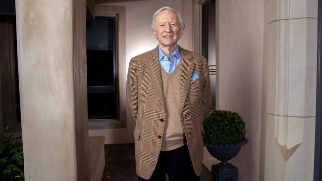 Former Liberal Party leader Andrew Peacock at his home in Austin, Texas, in 2019. Picture: Brian Birzer