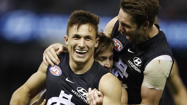 Josh Deluca played 10 games at Carlton before being delisted.