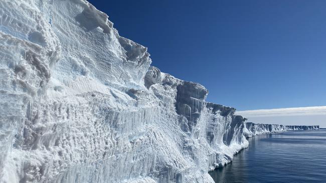 The Fimbulisen Ice Shelf in East Antarctica. Photo: Julius Lauber