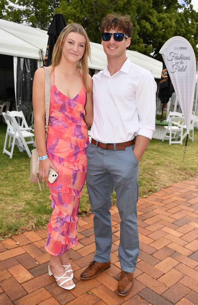 Anthony Head and Rebecca Scott at Weetwood race day, Clifford Park. Picture: Patrick Woods.