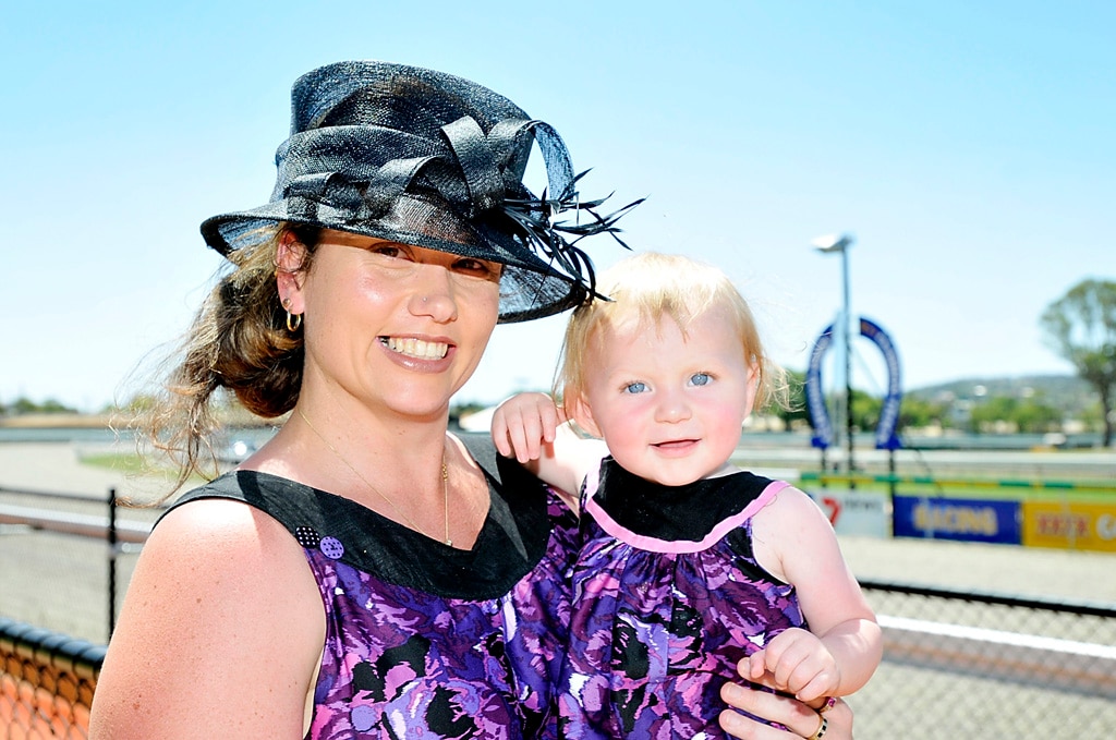 Belinda Lowe and Alecia Lowe. Picture: Dave Noonan