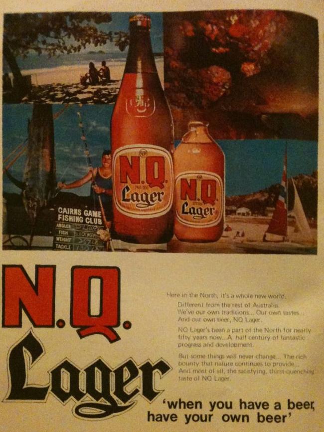 NQ Lager was one of Cairns' first locally produced and bottled beers that was sold around the state. Picture: Facebook / History of Innisfail