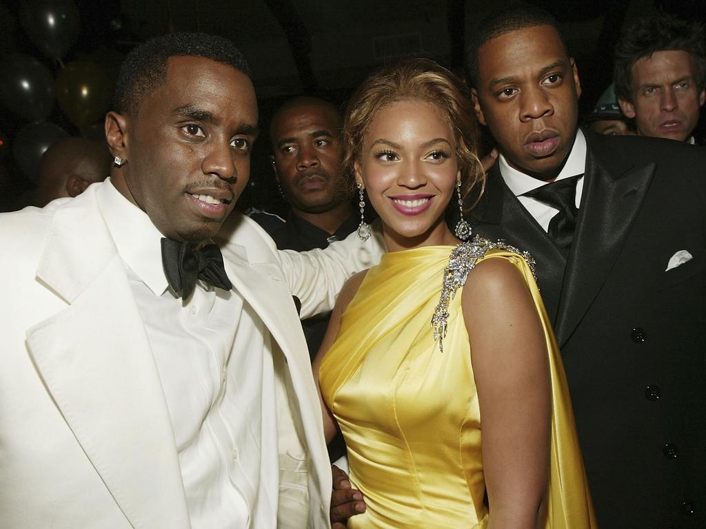 Sean “Diddy" Combs with Jay Z and his wife Beyonce. Picture: Evan Agostini/Getty Images