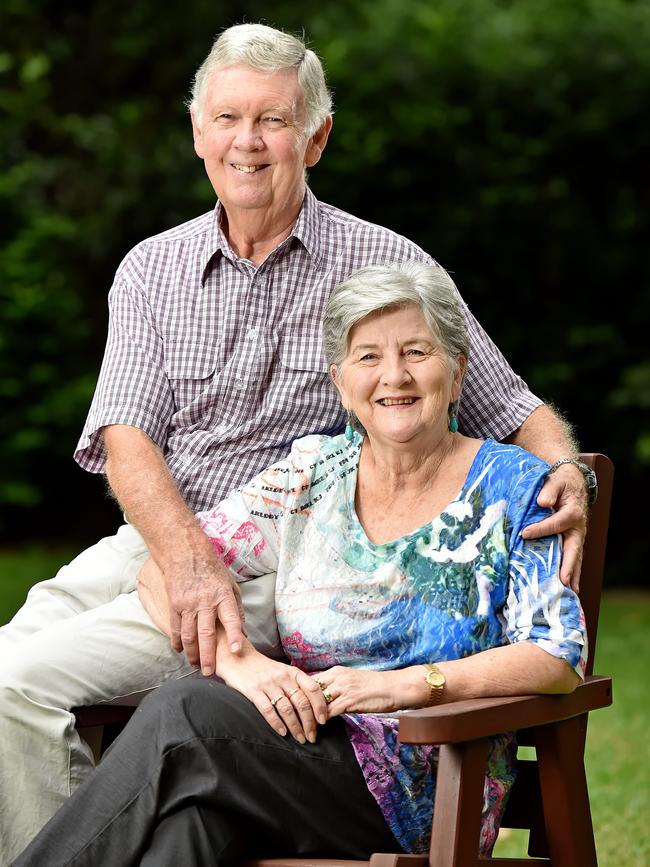 Neil &amp; Lynette Silver pose during a photo shoot at their home at Wahroonga on Wednesday January 23rd. Lynette and John Silver have both been included in the Australia Day Honours List for significant service to the community through historical battlefield tours and commemorative services. (AAP IMAGE / Troy Snook)