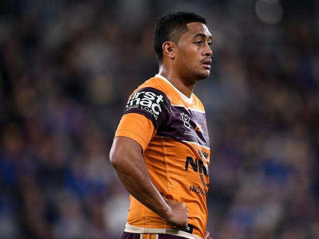 Anthony Milford of the Broncos is as capable of posting a stinker as he is a barnstormer. Picture: AAP Image/Dan Himbrechts