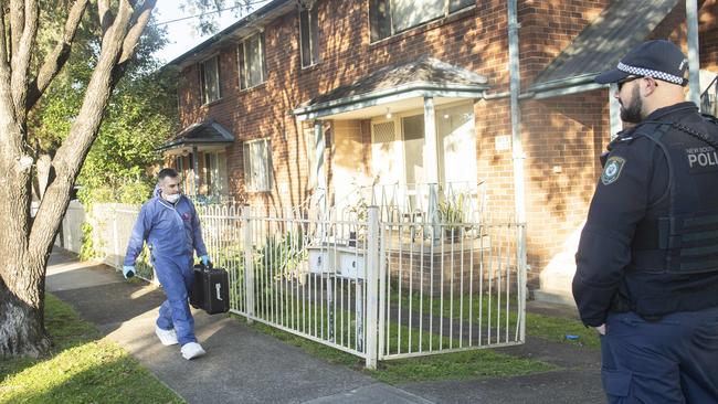 The Auburn unit where Rory Schade allegedly murdered his partner. Picture: NewsWire/Jeremy Piper.