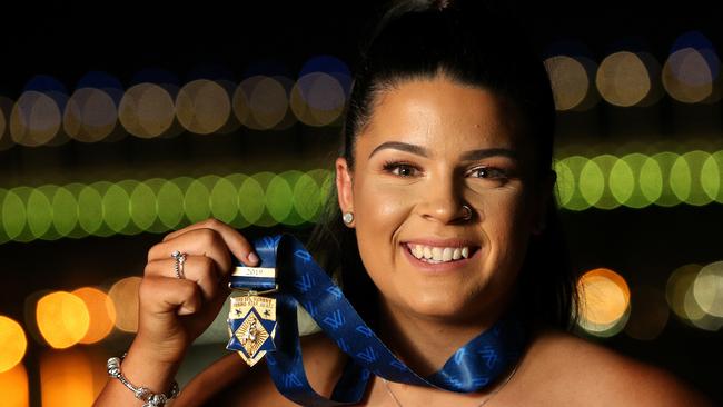 Madison Prespakis won the rising star award last year, but is considered in contention for this year’s top gong. Picture: AAP Image