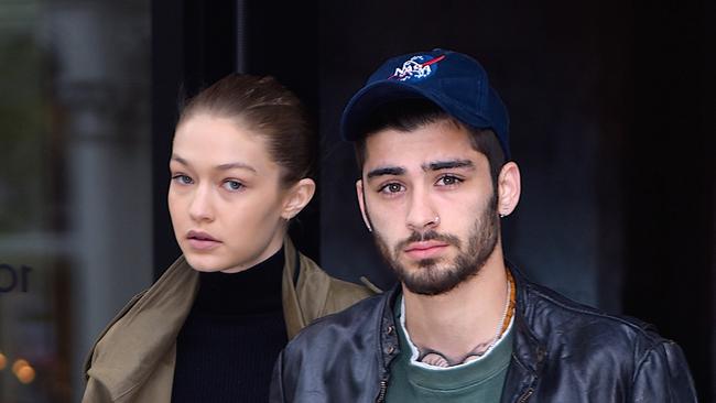 Hadid was previously with Zayn Malik – the former couple have a baby daughter together. Picture: Robert Kamau/GC Images