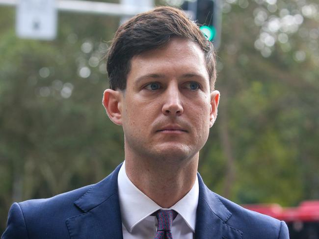 SYDNEY, AUSTRALIA : NewsWire Photos - MARCH 26 2025; Roderick ÃRoryÃ Gilmore Amon arrives at Downing Court for a Bail Review. The NSW Liberal MP charged over historic child sex offences. Picture: NewsWire/ Gaye Gerard