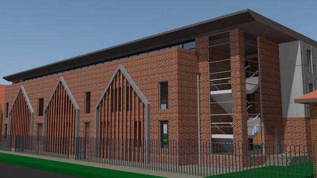 The proposed new building at St Michael's Catholic Primary School, Daceyville.