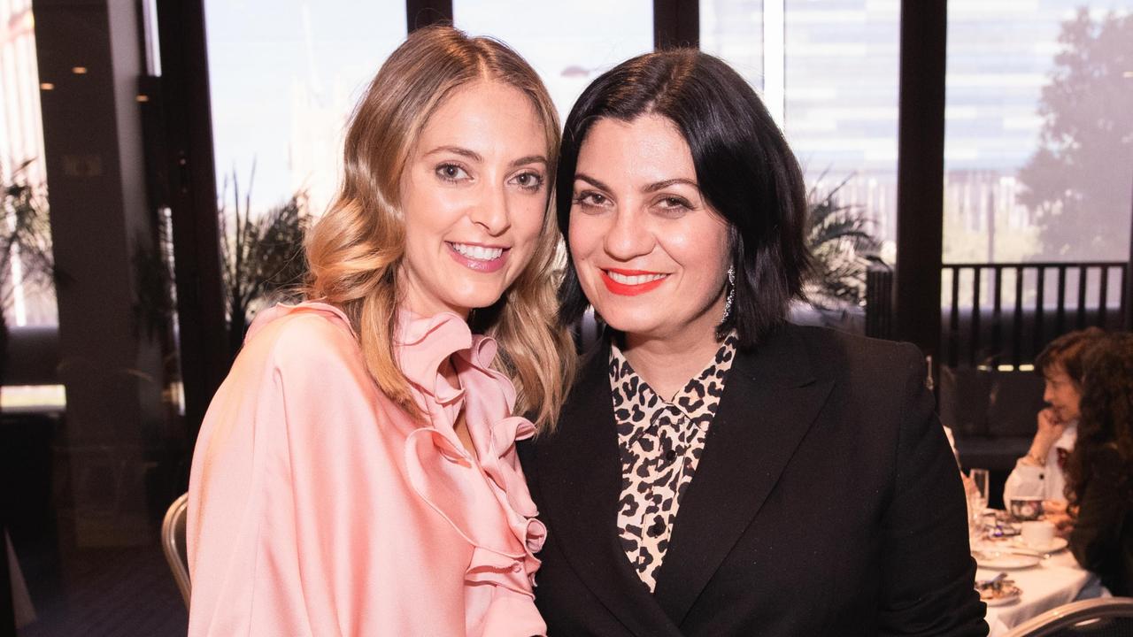 SOCIAL PICS.  Talia Piscioneri and Mirella Romano  at  Adelaide Hilton High Tea for Embrace Kids on November 6, 2019 Pictures: Matthew Kroker.