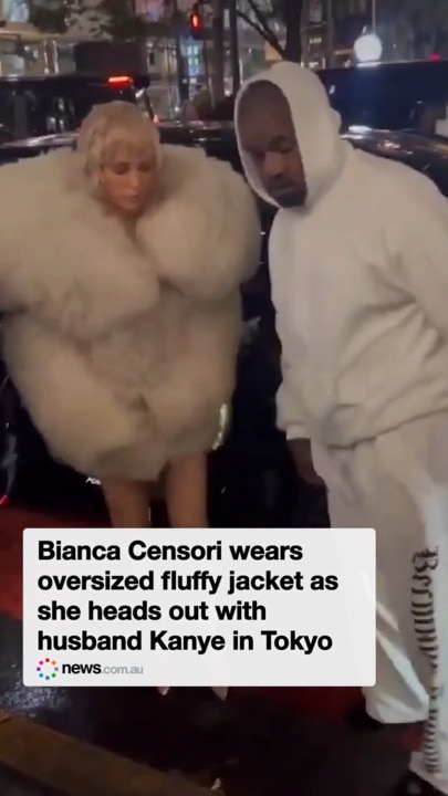 Bianca Censori's latest bizarre look as she steps out with Kanye