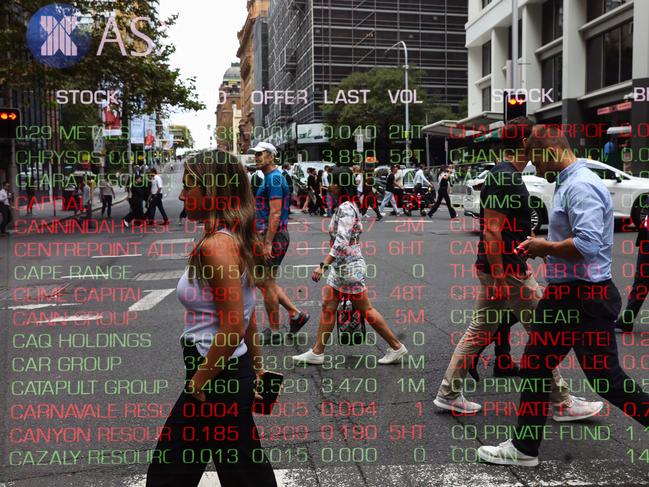 SYDNEY, AUSTRALIA - NewsWire Photos APRIL 15:A view of the digital boards at the ASX in Sydney. Photo: Gaye Gerard / NewsWire