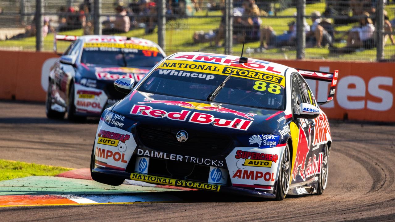 Jamie Whincup trails teammate Shane van Gisbergen by 276 points in the Supercars championship standings. Picture: Daniel Kalisz/Getty Images