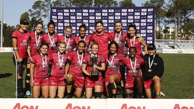 Gold medallists Griffith University. Picture: Karen Watson/Rugby AU Media.