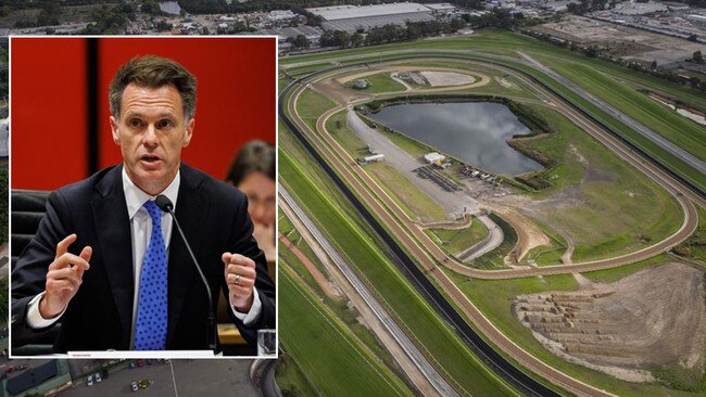 Premier Chris Minns has revealed the Rosehill Gardens proposal to sell off the track for housing will be decided by the ATC. He wants it go ahead, but it's up to the members. Pictures: News Corp.