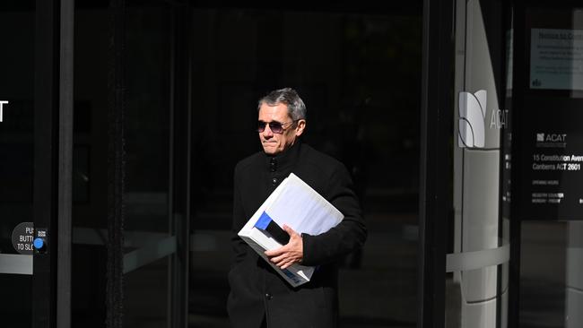 ACT chief prosecutor Shane Drumgold is pictured outside the ACT Civil and Administrative Tribunal in Canberra. Picture: NCA NewsWire / Martin Ollman