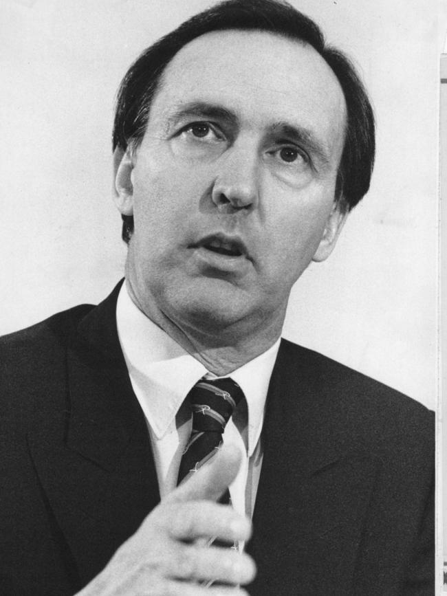 Then treasurer Paul Keating in 1991.