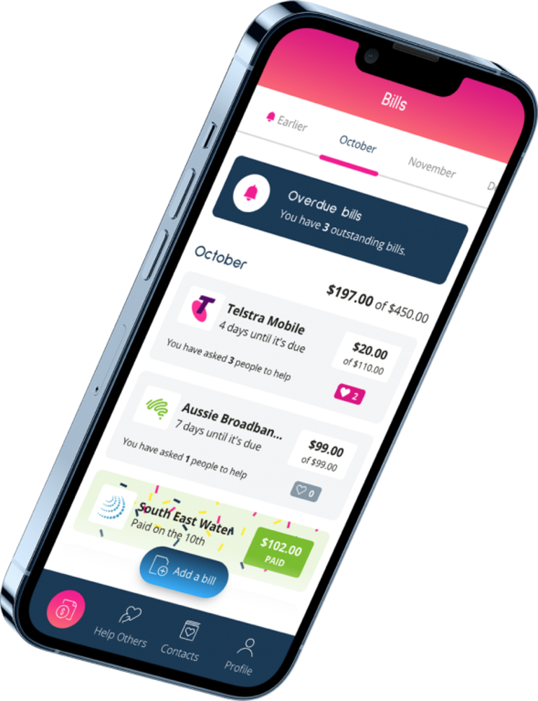 HelpPay is helping vulnerable Aussies like family violence victims pay their bills.