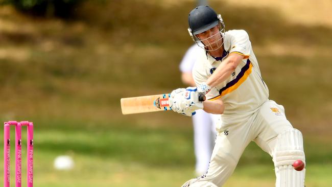 Luke Shoesmith in action for Druids.