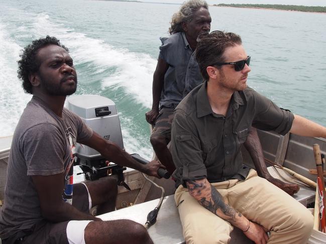 Jock on a tour through Aussie communities. Picture: Supplied