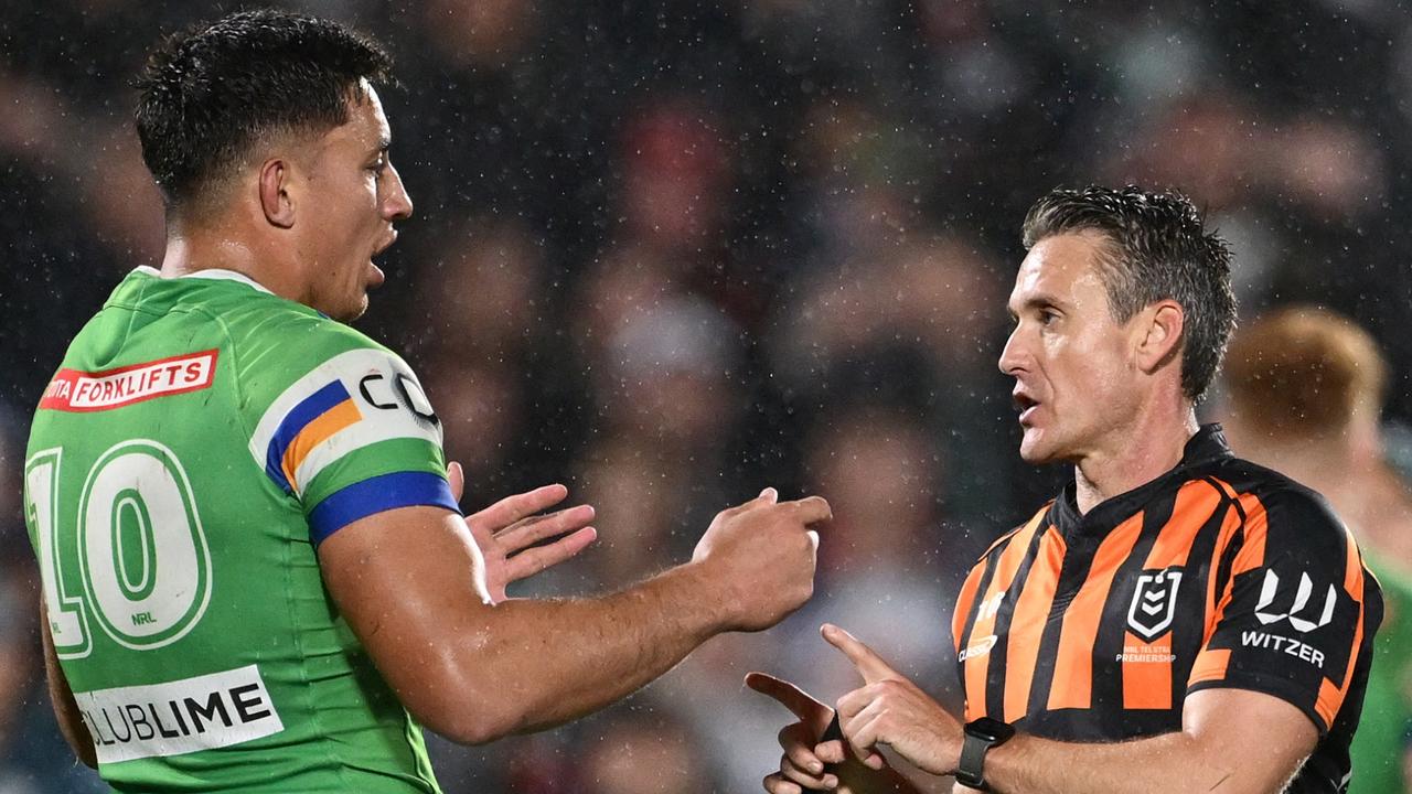 Raiders gun banned after fiery clash