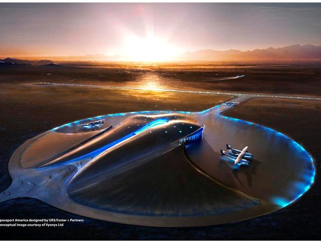 “A unique business requires a very special home and Virgin Galactic will have just that at Spaceport America in New Mexico.” Picture: Virgin Galactic.