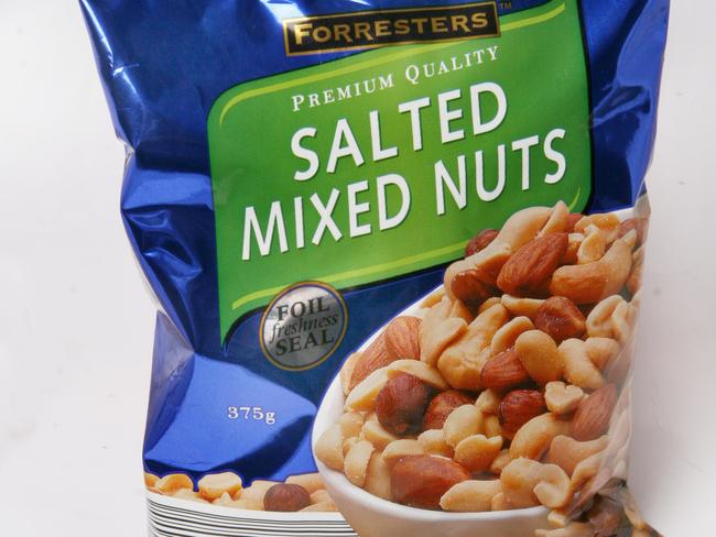 Salty nuts won’t leave you satiated.