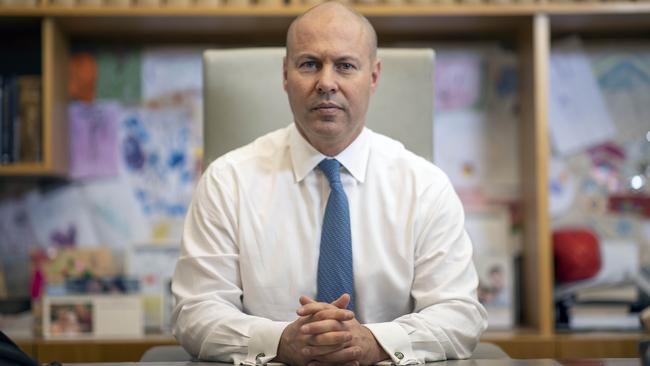 Treasurer Josh Frydenberg has moved to the second phase of its fiscal strategy, focused on ‘stabilising and then reducing debt as a share of the economy’. Picture: Gary Ramage