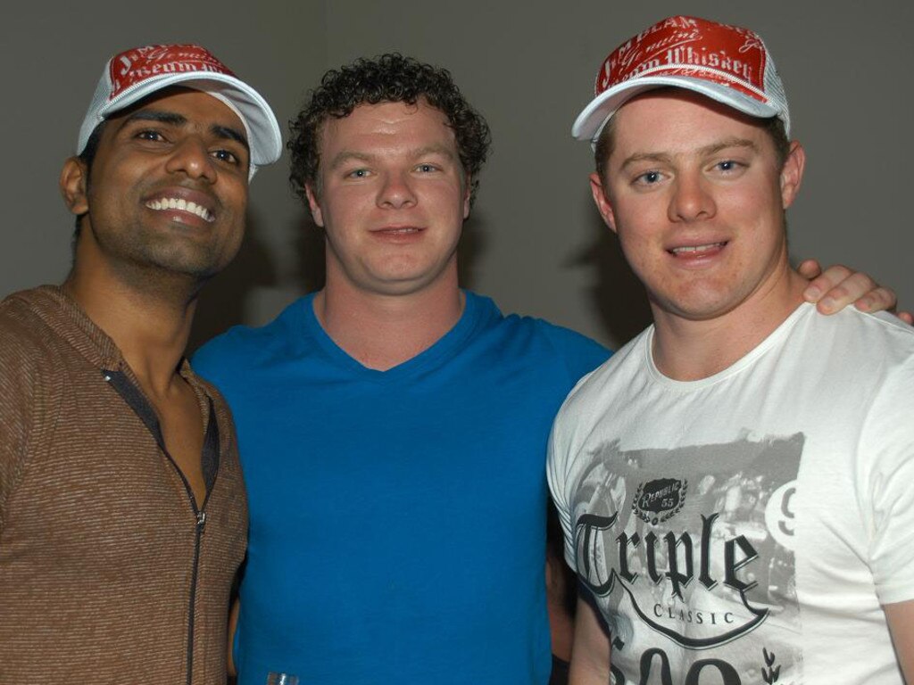 Sunil Melath, Joe Ballderson, Craig Booth at Tatts.