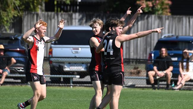 Morningside Vs Sherwood playing in the colts AFL semi final. Saturday September 7, 2024. Picture, John Gass