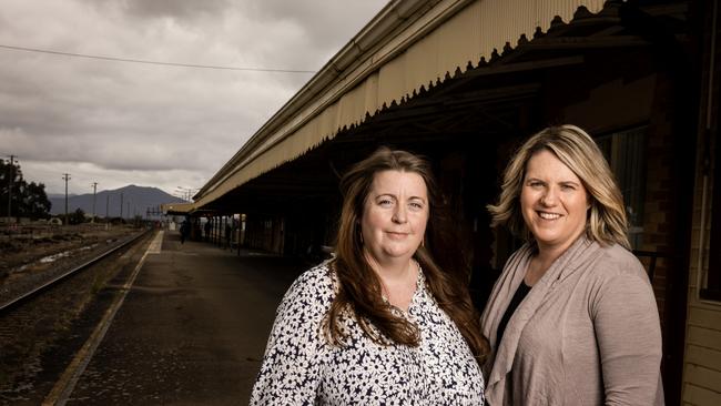 Carly McKinnis and Tammie Meehan are founders of One Red Tree Resource Centre at Ararat. Picture: Nicole Cleary