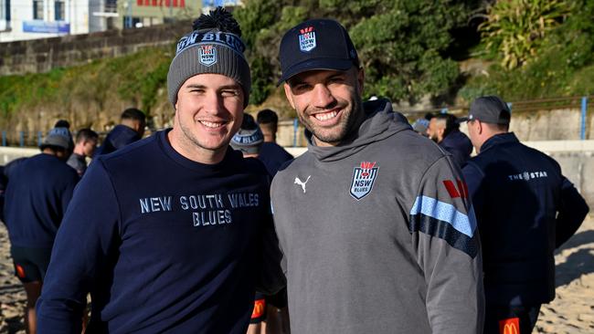 Tedesco and Moses played one game together in 2021 when the series was already wrapped up, but now they’ll be playing together with a series on the line. Picture: Grant Trouville.