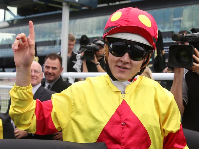 Mercurial Lad ridden by Brodie Loy wins the TAB Highway Handicap race during the All Aged Stakes Day at Randwick Racecourse in Sydney, Saturday, April 15, 2017. (AAP Image/Craig Golding) NO ARCHIVING, EDITORIAL USE ONLY