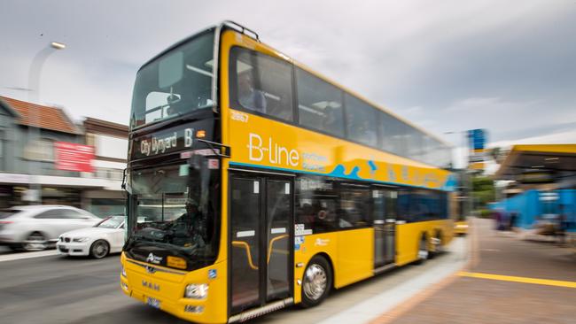 A Narrabeen man is facing a string of charges after allegedly spitting on a B-Line bus driver who ordered him off the bus for allegedly not paying his fare. File picture: Julian Andrews