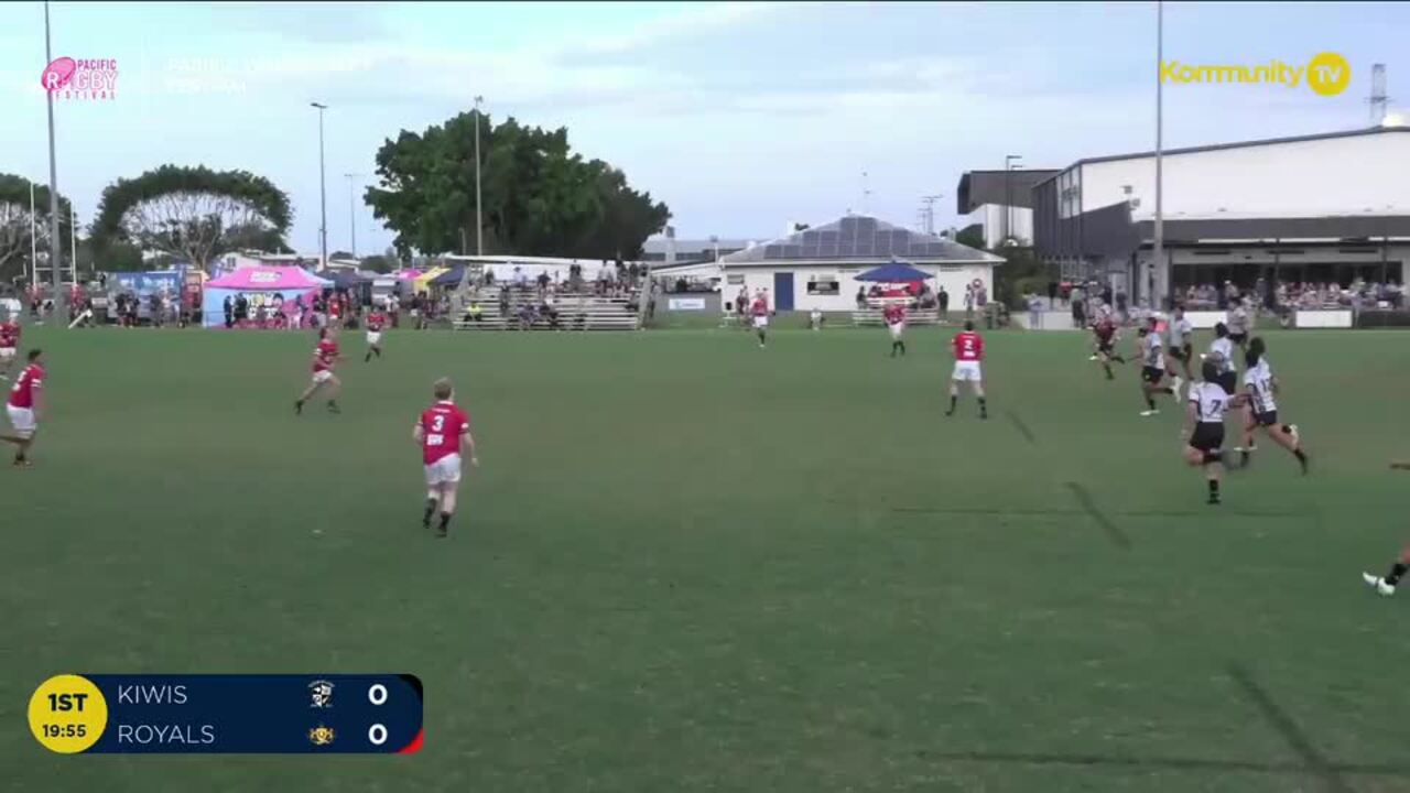 Replay: Queensland Kiwi v Queensland Royals (U18 boys) - 2024 Pacific Youth Rugby Festival Day 1