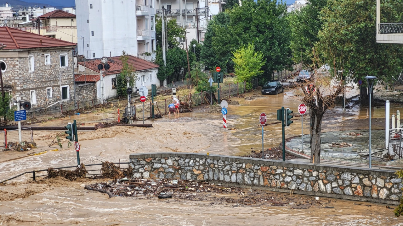 A year’s worth of rain hits Central Greece as floods’ death toll rises to ten