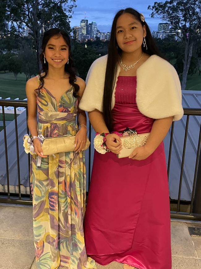 Alizzandrea Navidad and Arabella Dayrit.