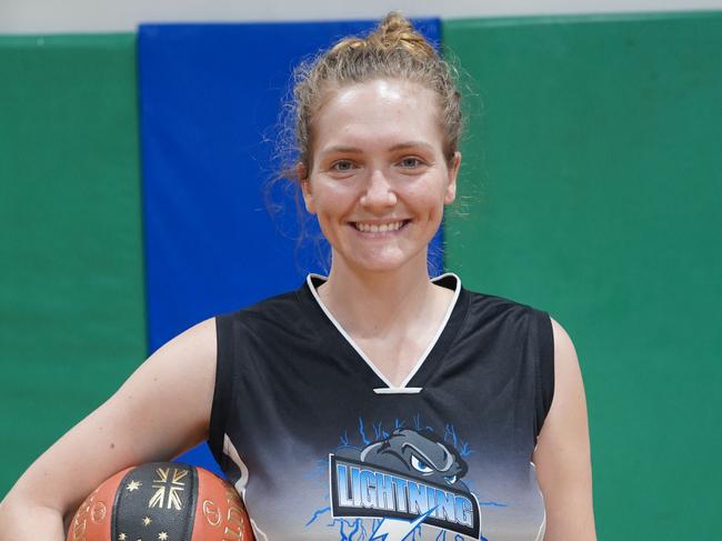 Claire Maree O’Bryan-Hunt will play for Lightning in the 2022-23 season. Picture: Darwin Basketball Association.