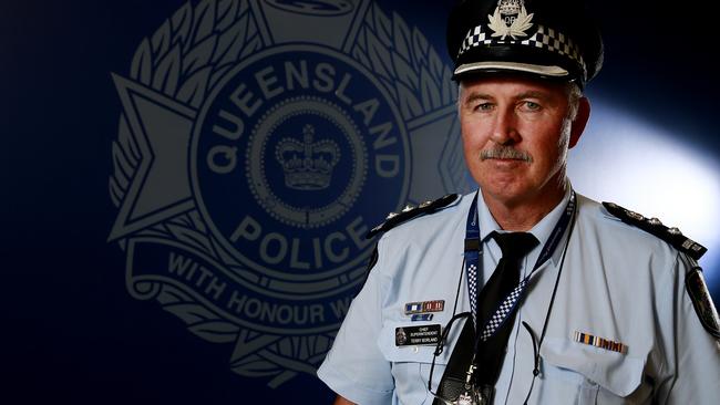 Gold Coast Chief Superintendent Terry Borland is on leave. Picture: Jerad Williams