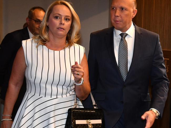 Peter Dutton and wife Kirilly have purchased six properties, including a $2.3 million mansion on the Gold Coast. Picture: AAP Image/Mick Tsikas