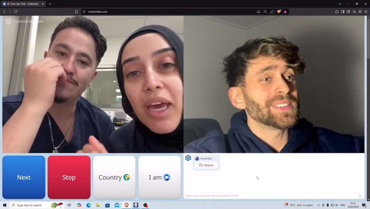 Influencer releases unedited video call with NSW nurses