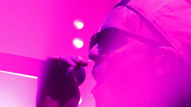Big Day Out Summer 2013, at Parklands, Gold Coast - rapper Matthew Colwell aka '360'