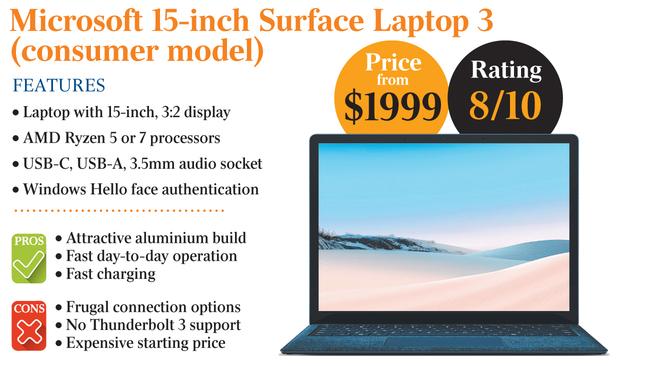 Microsoft 15-inch Surface Laptop 3 (consumer model)