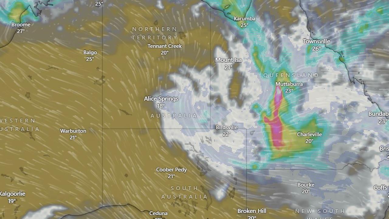 2000km rain band to smash states