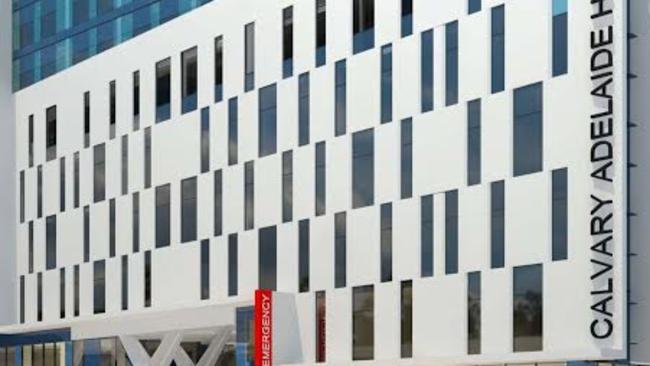 The new Calvary hospital, Adelaide, will open on Angas St in 2019.